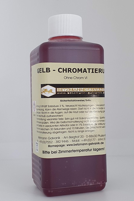 Gelbchromatierung - Gelbpassivierung