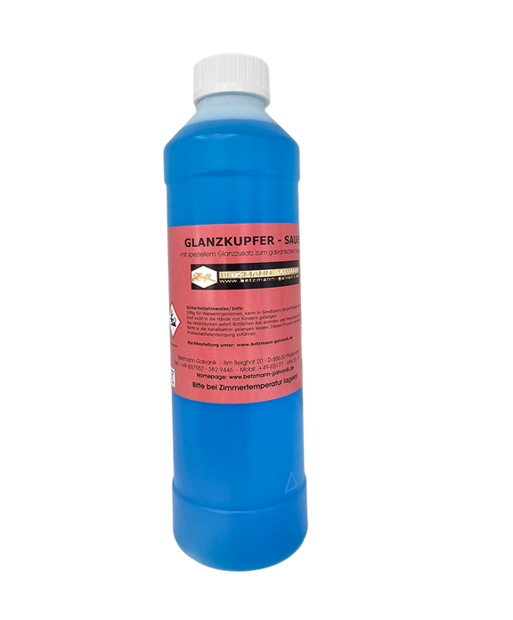 Kupfer sauer - Glanzkupfer Elektrolyt