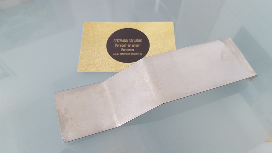 Flache Edelstahlelektrode XL