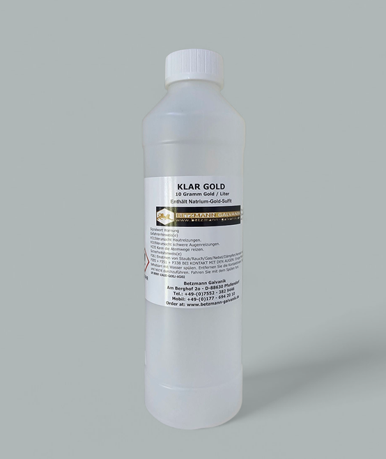 Klar Gold - 10 Gramm /L.