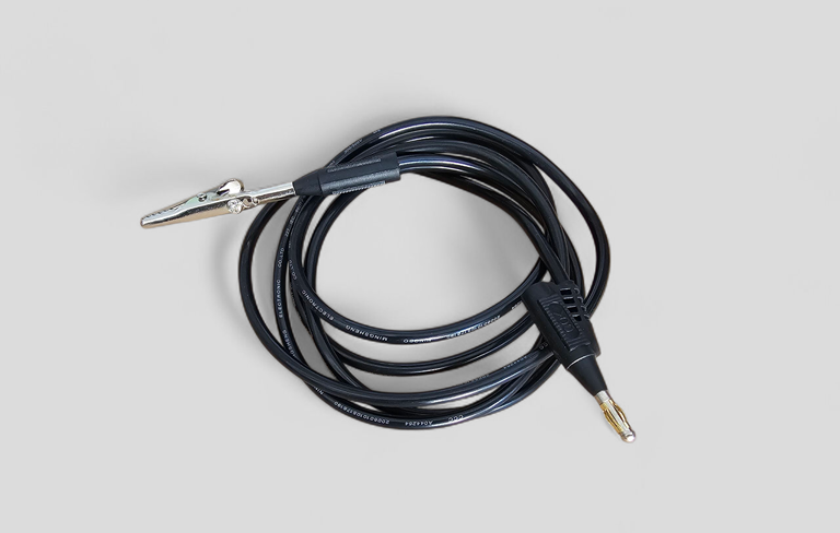 Kabel MINUS - Meßleitung mit Stecker und Klemme