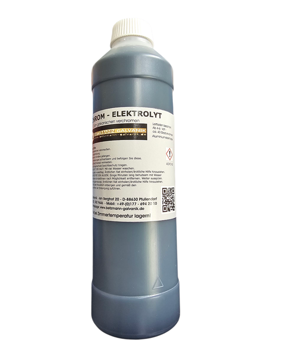 Chromium(III) Electrolyte – Ready-to-Use Chrome Plating Solution for Tank, Pen & Brush Plating