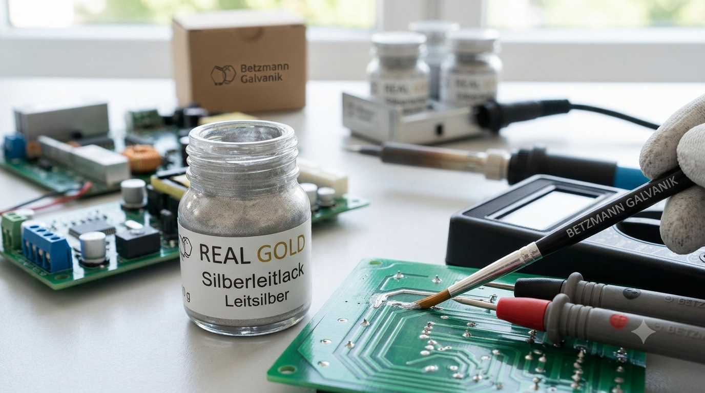 Silberleitlack (Leitsilber) – Elektrisch leitfähiger Lack für Galvanik, Elektronik & Industrie